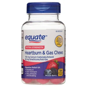 Equate Extra Strength Heartburn Relief Gas Relief Chews